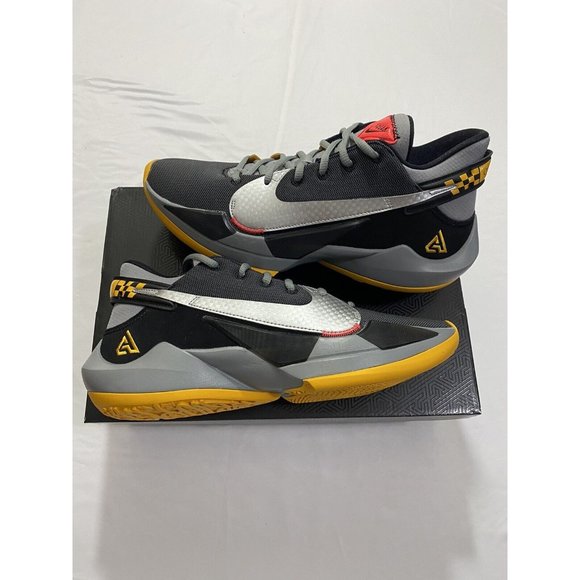 New Mens Size 10 Black Silver Nike Zoom Freak 2 Basketball Shoes CK5424 006 main image 7